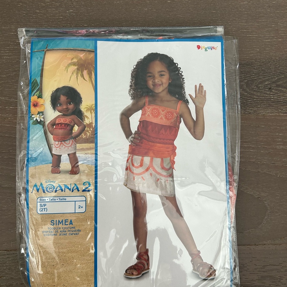 Disguise Moana 2 Simea toddler costume. NWT various sizes (24) - Picture 2 of 3